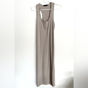 NWOT Vici ribbed striped racerback maxi dress